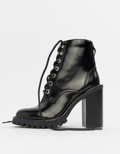 Ботинки на шнуровке ASOS DESIGN Elm - Черный