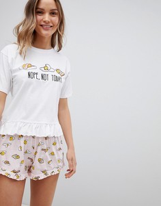Пижамный комплект с принтом ASOS DESIGN - Мульти