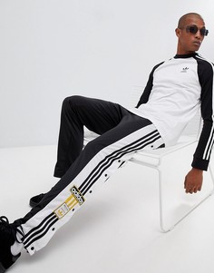 Черные джоггеры на кнопках по бокам adidas Originals adibreak CZ0679 - Черный