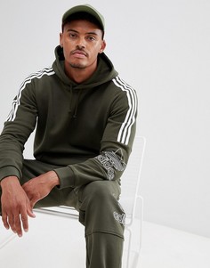 Худи зеленого цвета adidas Originals Outline DH5780 - Зеленый