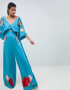 Комбинезон-кимоно с вышивкой ASOS DESIGN - Мульти