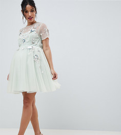 Платье мини с открытой спиной ASOS DESIGN Maternity - Синий