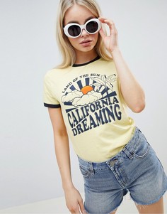 Футболка с принтом Brave Soul Califonia Dreaming - Мульти