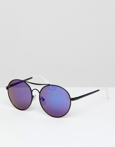 Солнцезащитные очки-авиаторы с затемненными стеклами Jeepers Peepers - Черный