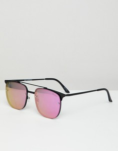 Солнцезащитные очки-авиаторы Quay Australia - Черный
