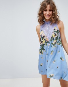 Фестивальное платье с принтом Free People Marsha - Мульти