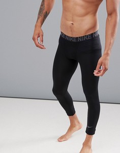 Черные леггинсы длиной 3/4 Nike Training AJ1685-010 - Черный