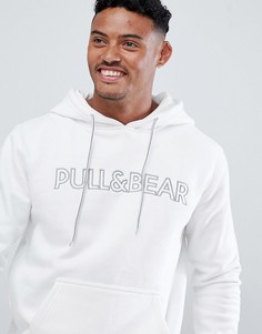 Худи белого цвета Pull&Bear - Белый