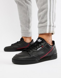 Черные кроссовки в стиле 80-х adidas Originals Continental B41672 - Черный