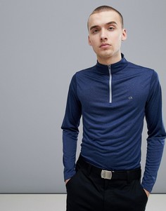Темно-синий свитшот с молнией Calvin Klein Golf Tech C9304 - Темно-синий