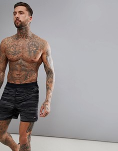 Шорты для плавания с принтом Speedo Lane - 16 дюймов - Черный