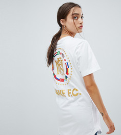 Белая футболка с принтом на спине Nike F.C. - Белый