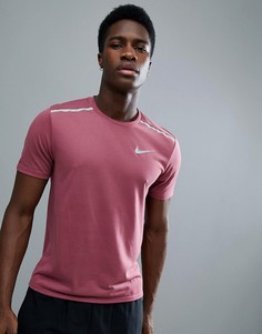 Розовая футболка Nike Running Breathe Tailwind 892813-623 - Розовый