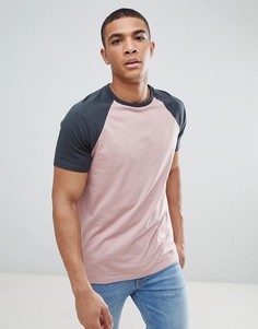Футболка с контрастными рукавами реглан ASOS DESIGN - Мульти