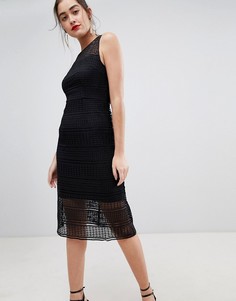 Кружевное платье миди Sugarhill Boutique nadia - Черный