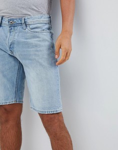 Джинсовые шорты с отворотом Jack and Jones - Синий