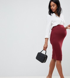 Трикотажная юбка-карандаш ASOS DESIGN Maternity - Красный