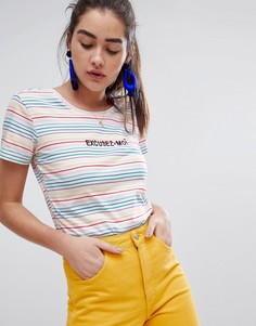 Футболка в полоску New Look - Белый