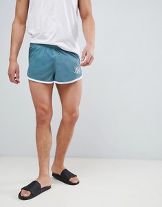 SikSilk shorts in teal - Синий