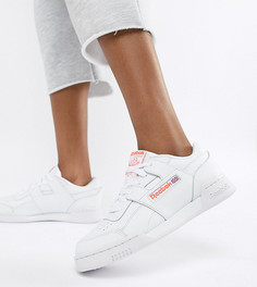 Белые кроссовки Reebok Workout Plus - Белый