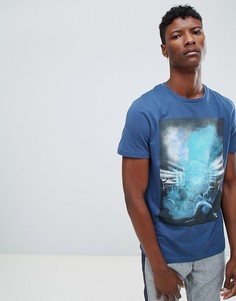 Футболка с принтом Jack & Jones Originals - Темно-синий