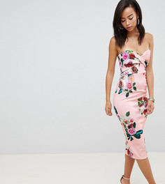 Облегающее платье с цветочным принтом ASOS DESIGN Tall - Мульти
