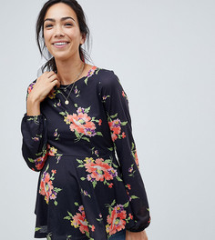 Свободный топ с цветочным принтом для кормящих мам ASOS DESIGN Maternity - Мульти