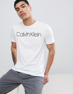 Белая футболка с логотипом Calvin Klein - Белый