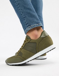 Кроссовки цвета хаки KG By Kurt Geiger - Зеленый