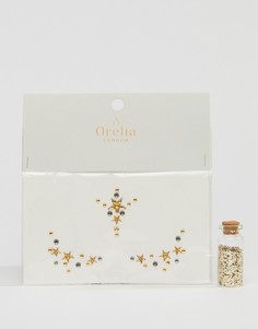 Набор страз для лица Orelia Gold Stars - Золотой