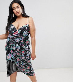 Платье миди с принтом ASOS DESIGN Curve - Мульти