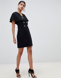 Свободное платье мини ASOS DESIGN - Черный