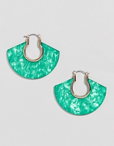 Серьги-кольца ASOS DESIGN - Золотой