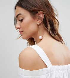 Розовые броские серьги Accessorize - Розовый