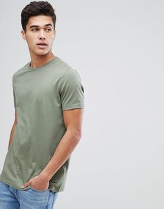 Зеленая футболка с круглым вырезом ASOS DESIGN - Зеленый