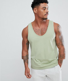 Зеленая майка ASOS DESIGN - Зеленый