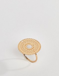 Кольцо с филигранным дизайном ASOS DESIGN - Золотой