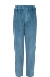 Хлопковые брюки с эластичным поясом и карманами Isabel Marant