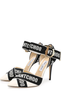 Кожаные туфли Bea 100 на шпильке Jimmy Choo