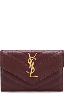 Кожаный кошелек Monogram Saint Laurent