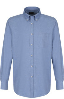 Хлопковая рубашка с воротником button down Paul&Shark