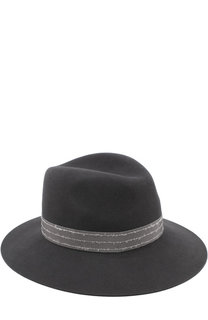 Фетровая шляпа Henrietta с лентой Maison Michel
