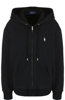 Хлопковый кардиган на молнии с капюшоном Polo Ralph Lauren