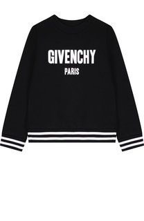 Хлопковый свитшот с принтом Givenchy