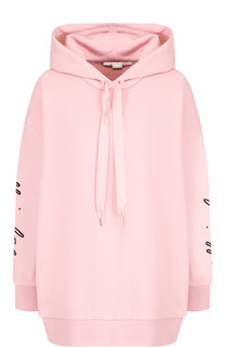 Хлопковый пуловер с капюшоном Stella McCartney