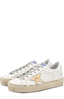 Кожаные кеды Hi Star на шнуровке Golden Goose Deluxe Brand