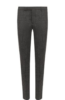 Шерстяные брюки прямого кроя Saint Laurent