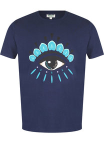 Хлопковая футболка с принтом Kenzo