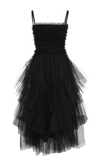 Многослойное платье-бюстье на тонких бретельках REDVALENTINO