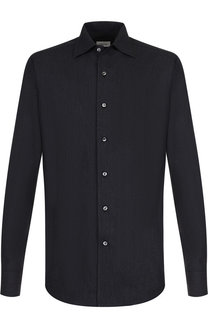Хлопковая рубашка с воротником кент Brioni